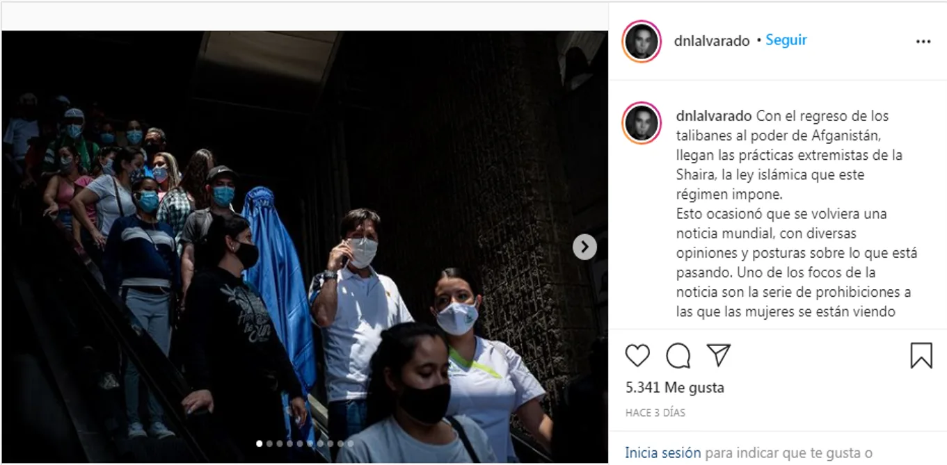  un burka en Medellín
