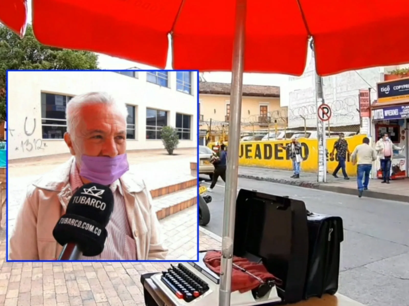 Don Hernán y sus más de 30 años como 'tramitador mecanógrafo', un oficio que se niega a desaparecer en Pasto