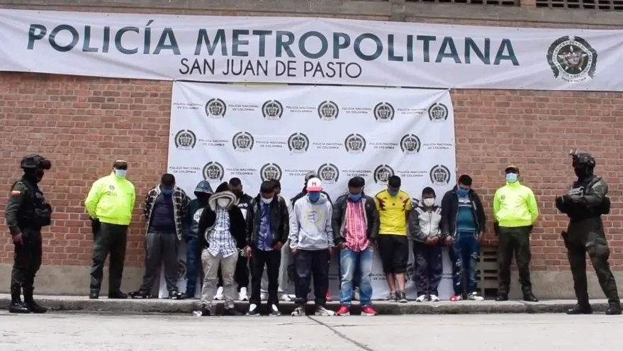 A los 'guaguas' los capturaron por "inundar" de droga calles y barrios del sur de Pasto