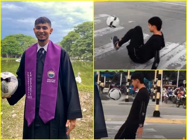 ¡Ejemplo de superación! trabajando en los semáforos Sebastián se pagó la universidad