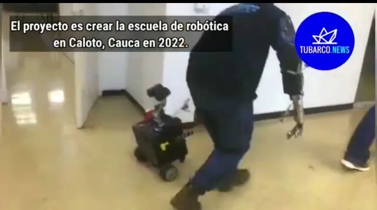 brazo robótico Caloto Cauca
