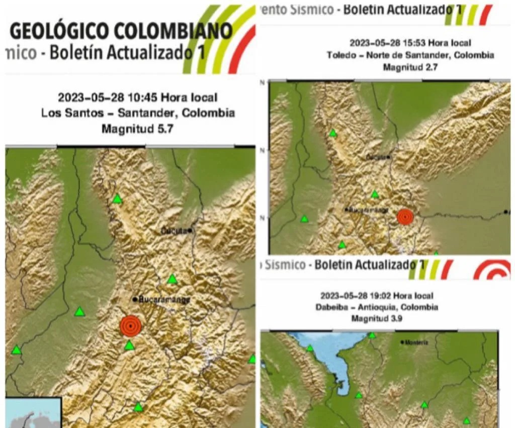 Todo el fin de semana tembló en Colombia: el país registra sismos todo el año