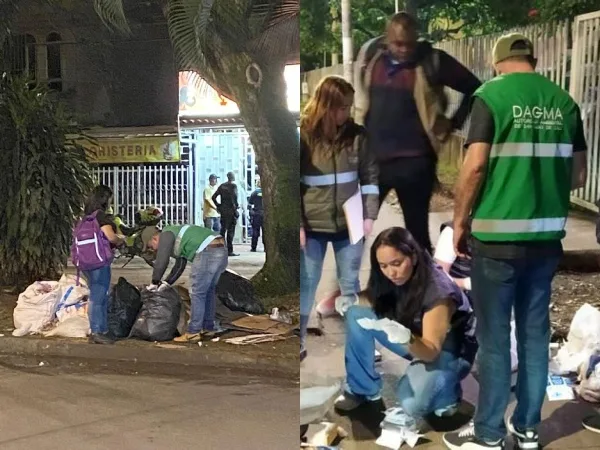 El "mal comportamiento ambiental" en zonas gastronómicas de Cali aumentó, mal manejo de basuras en espacio público