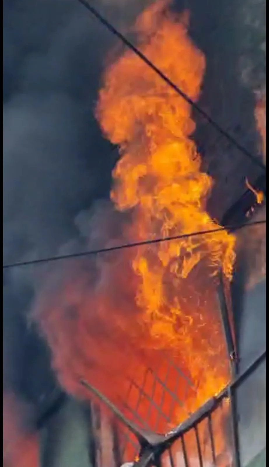 se incendió en