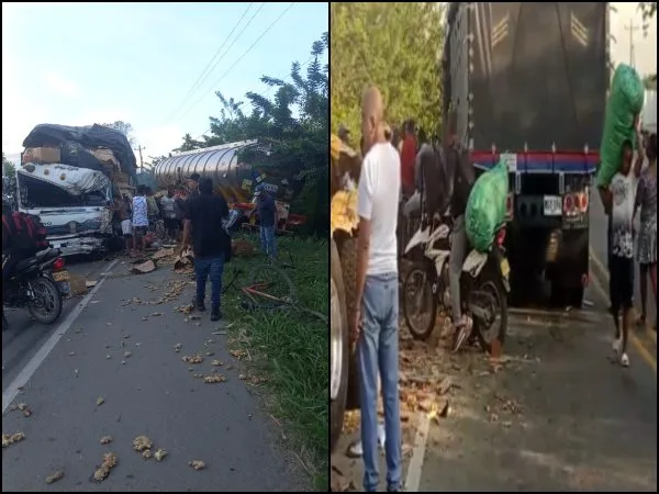 «La gente aprovechó para llevarse los productos»: Accidente en la vía Candelaria- Cabuyal, Valle del Cauca