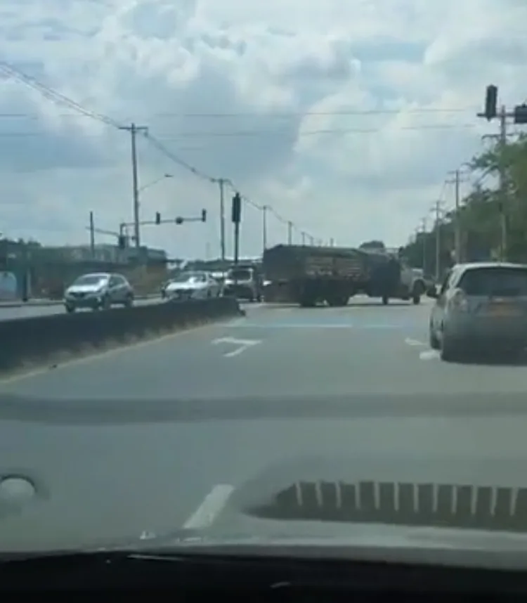 semáforo en Bochalema
