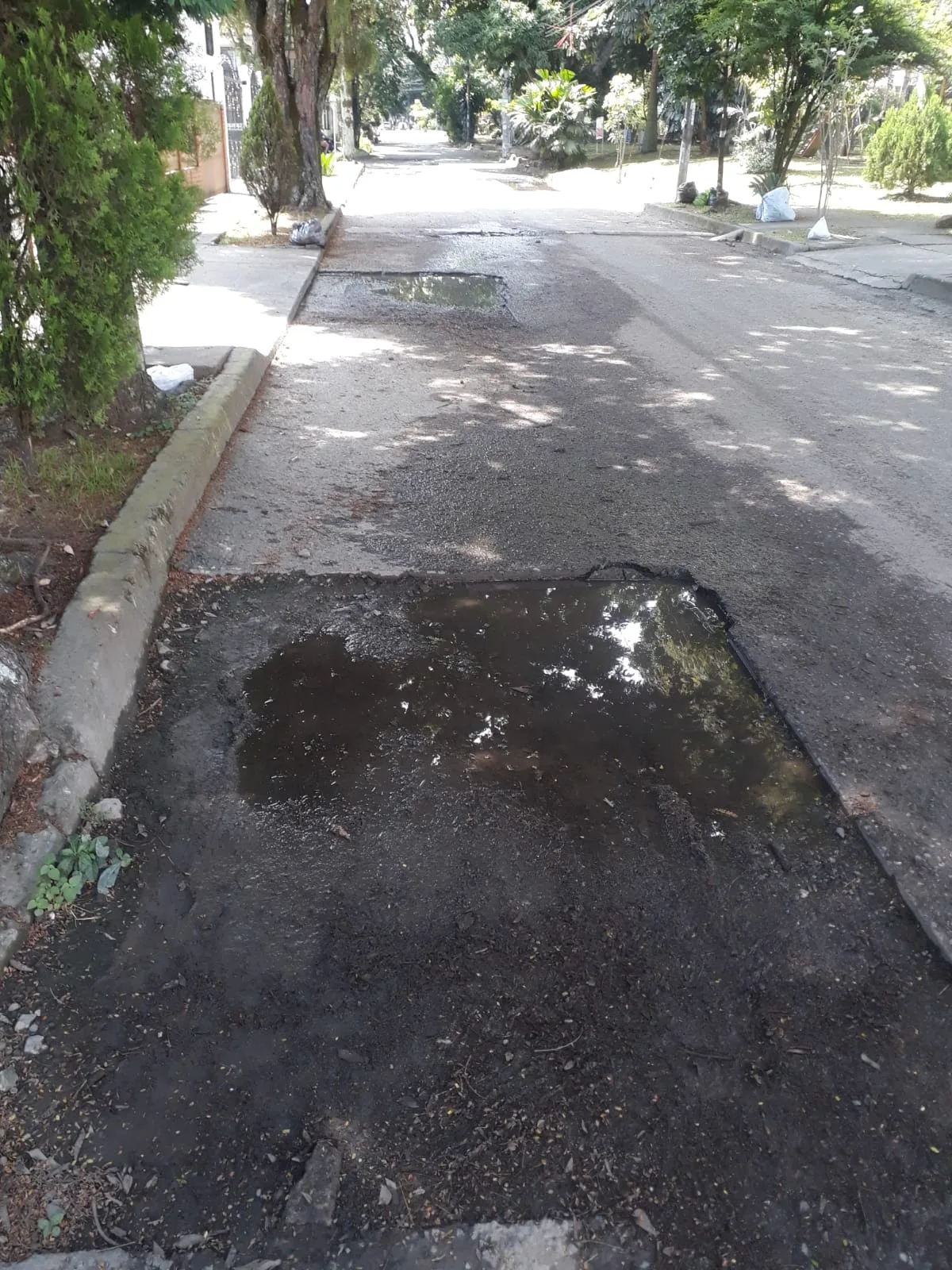 Barrio El Limonar, denuncian el mal estado de las calles, cuando llueve "parecen piscinas olímpicas"