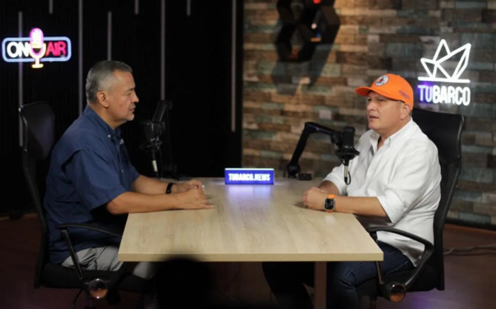 entrevista con Wilson Barco en El Rincón Electoral, Heriberto Escobar. Foto: @tubarconews