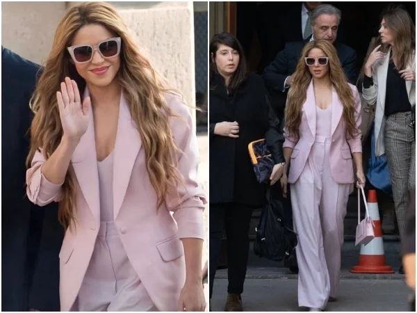 El traje rosa de Shakira para cerrar su ciclo en España: Se declaró culpable ¿siendo inocente?