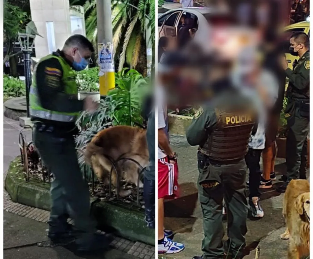 jóvenes robados y escopolamina en el Parque Lleras en Medellín