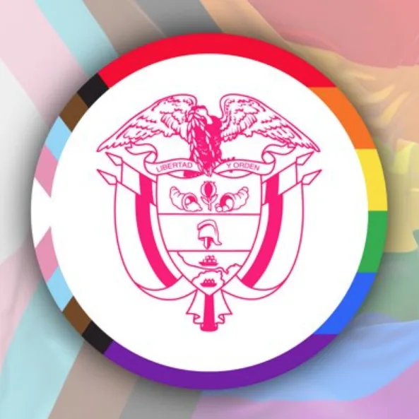 Cambio en los colores del escudo de Colombia, en cuentas oficiales de la Presidencia de la República