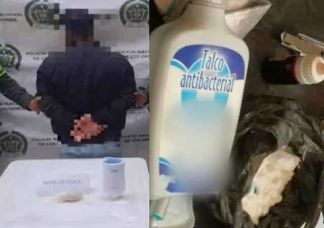En talco para pies ciudadano transportaba grandes cantidades de cocaína en Nariño