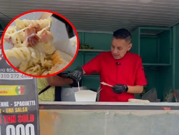 Taxista ahora se gana la vida vendiendo pastas en calles de Bogotá.