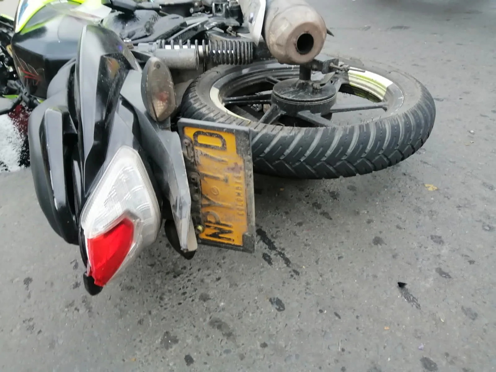 guarda de seguridad accidente en Cali