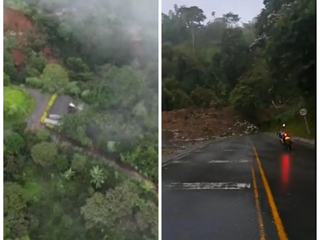 Cierre vía Pasto - Popayán por derrumbe: a conductores les piden tomar desvíos