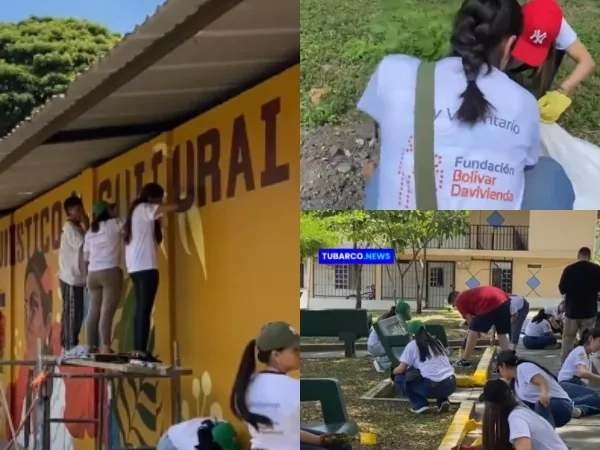 Voluntarios se pusieron la 10 con pintatón y sembratón: reconocida zona de El Cerrito, Valle fue embellecida