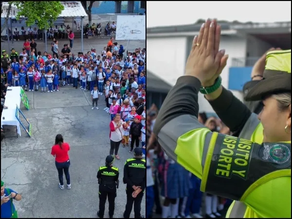 "Regreso a clases seguro": Así las autoridades le dan la bienvenida cientos de estudiantes