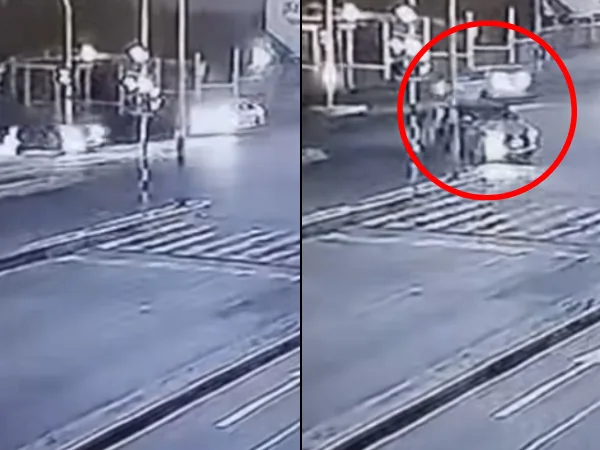 En Pasto se acrecientan imprudencias viales: vehículo se habría pasado semáforo en rojo y chocó a otro