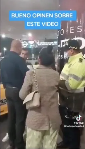 un taxista y