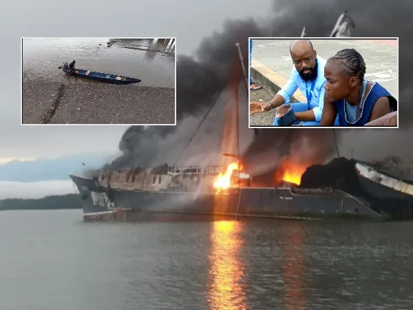 "Tres días y ni pal' desayuno": Incendió del Taurus I y "derrame de combustible" tiene 'varados' a pescadores artesanales de Buenaventura