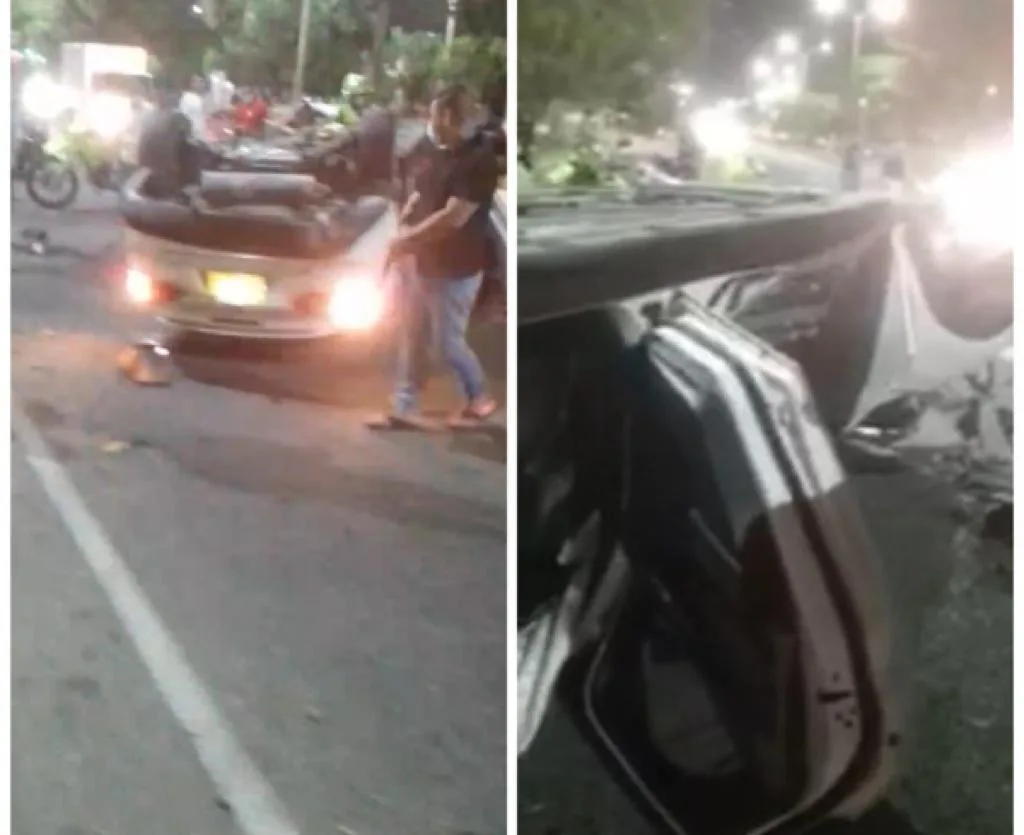 carro se volcó barranquilla