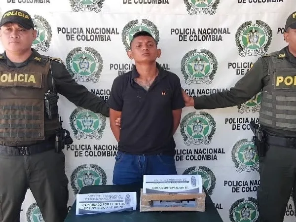 Hombre capturado por la Policía de Bolívar.