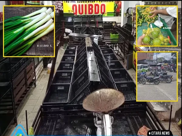 Plátano a $2 mil, cebolla a $12 mil o ajo a $4 mil: primero paros y ahora derrumbes, alimentos no bajan en el Chocó