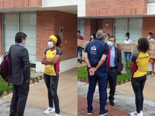 No la desalojaron hoy, pero tiene "8 días para desocupar la casa que me robaron": Ingrit Valencia