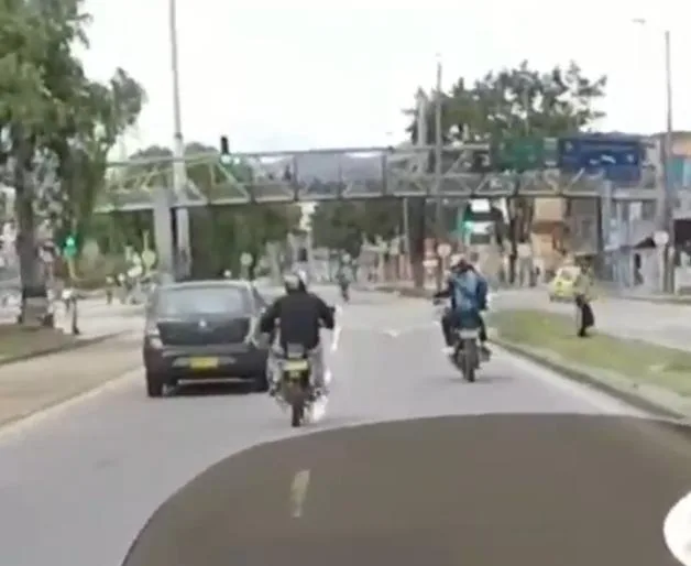 moto Bogotá muerto