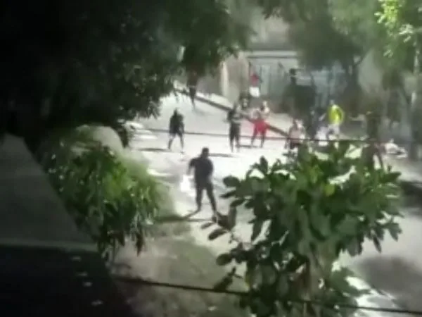 pandilleros en Malambo enfrentándose