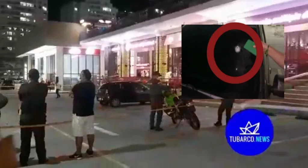 su carro balacera en Barra