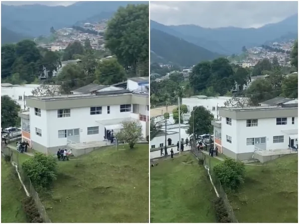 Rayo impacta en la escuela de carabineros Alejandro Gutiérrez de Manizales: 28 heridos