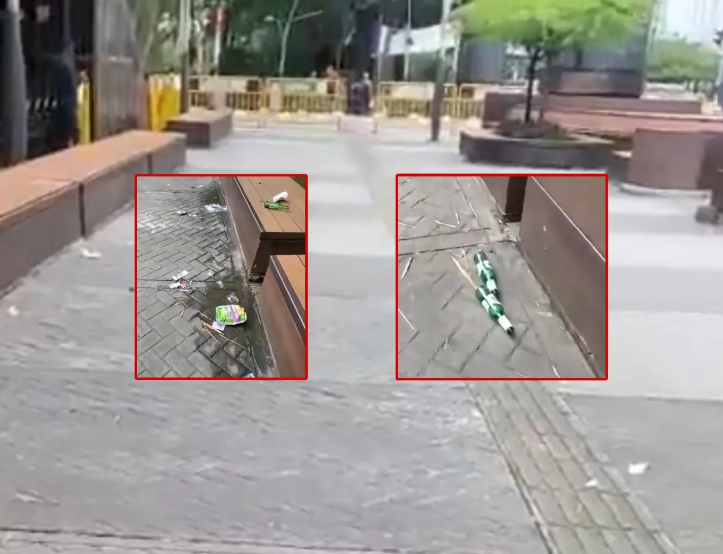 "Está bien que seamos borrachos, ¿pero cochinos?" denuncian que en el Bulevar del Río están dejando basura y heces de perros