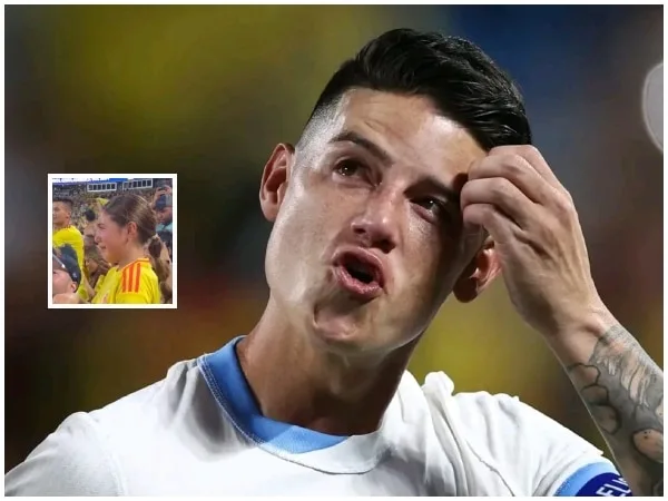 Las lágrimas de Salomé, hija de James Rodríguez, al celebrar el pase a la final de la Copa América 2024