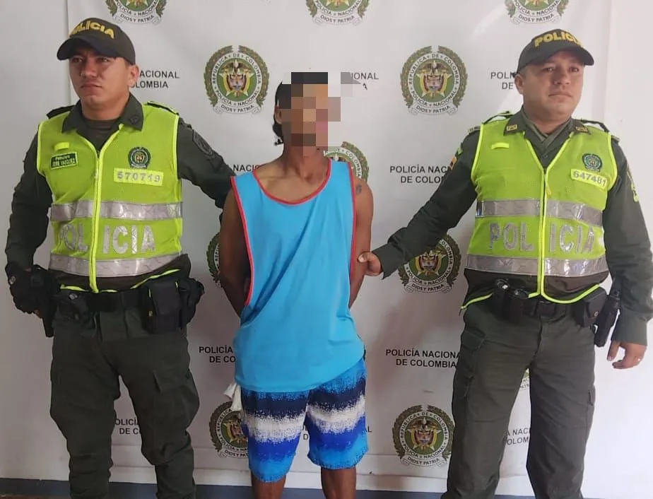 Mordió al patrullero cuando le solicitaron una requisa, en el Atlántico