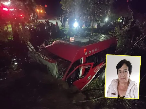 Doña Gloria fue la víctima del trágico accidente en Santiago, cifra de heridos ascendió a 24