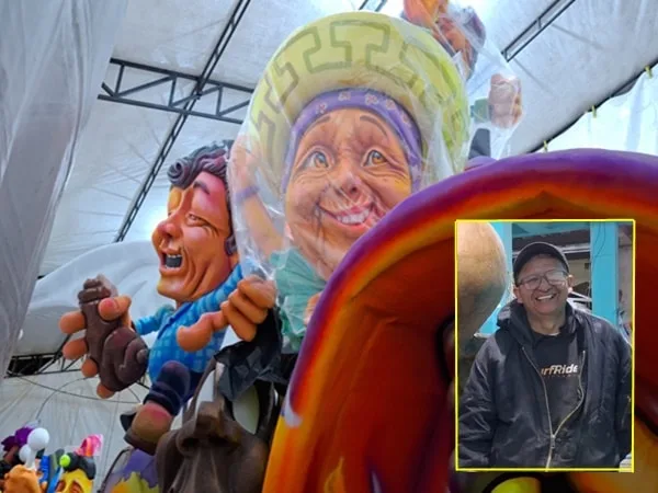 Con esta carroza, el maestro Carlos Alberto rendirá tributo a los primeros promotores del Carnaval.