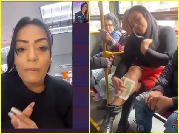 ¡La Premiaron! este es el regalo que le dieron a la mujer que se depilaba en Transmilenio