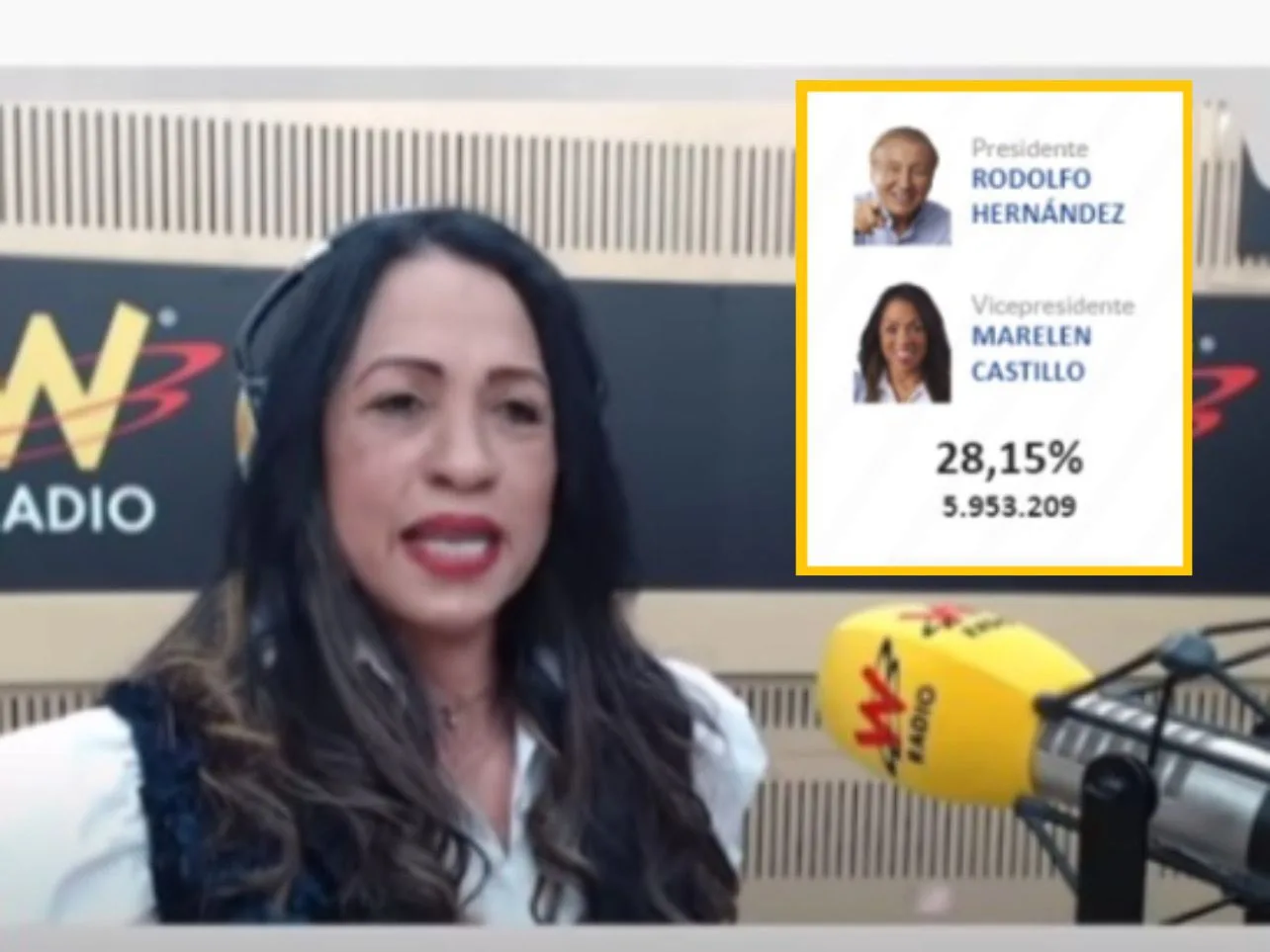 Marelen Castillo caleño vicepresidenta