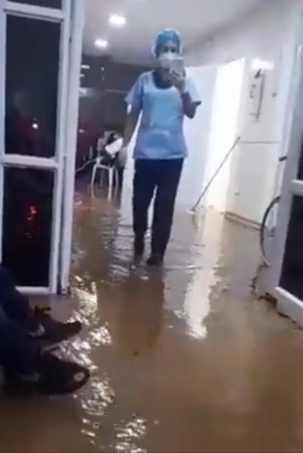 inundación del hospital Valledupar