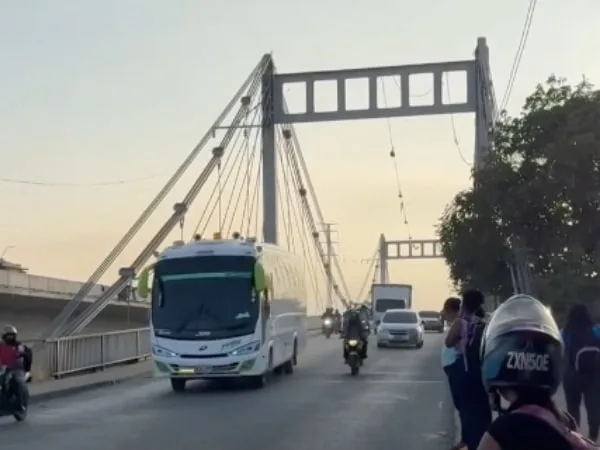 La calzada norte del puente de Juanchito está lista para su apertura.