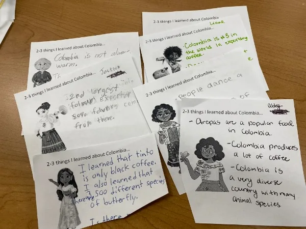 En Estados Unidos un profesor le enseñó a sus alumnos sobre Colombia hablando de los personajes de la película Encanto