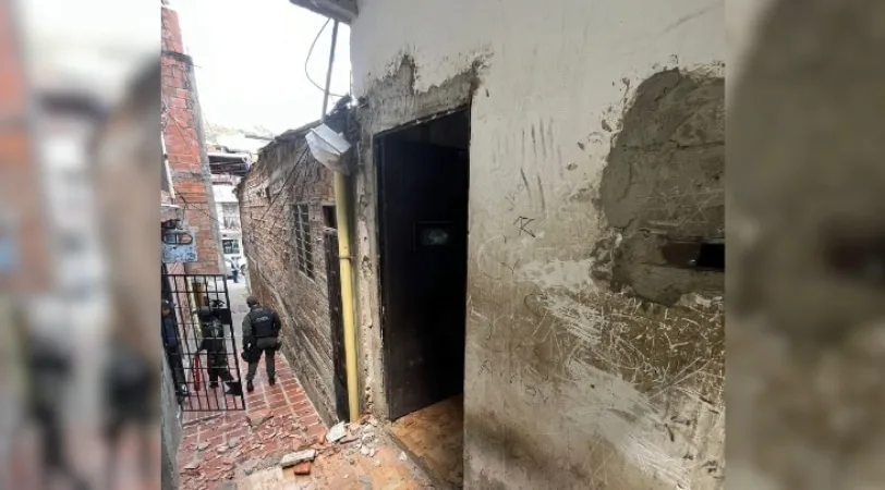 Búnker de microtráfico fue descubierto en una vivienda en Cali.