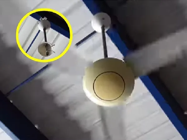 Abanico le cayó a estudiante cuando hacía las pruebas del Icfes.