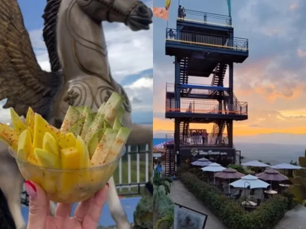 "Este mirador, situado en uno de los pueblos mágicos del Valle, brinda una hermosa vista, antojos vallunos y un show de luces.