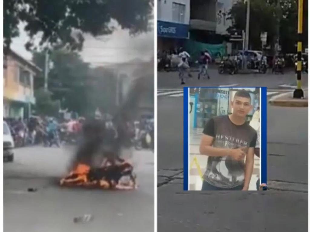 Protestas y caos en Santa Marta: Policía disparó porque el mototaxista "no paró"