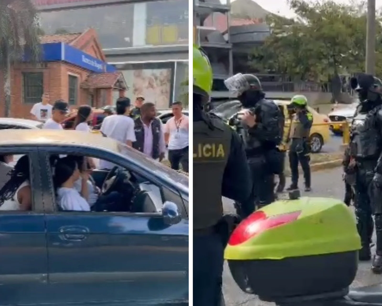 No serían tiros, sino los exhostos de las motos que iban en la caranava fúnebre y generaron temor en la Avenida Sexta en Cali