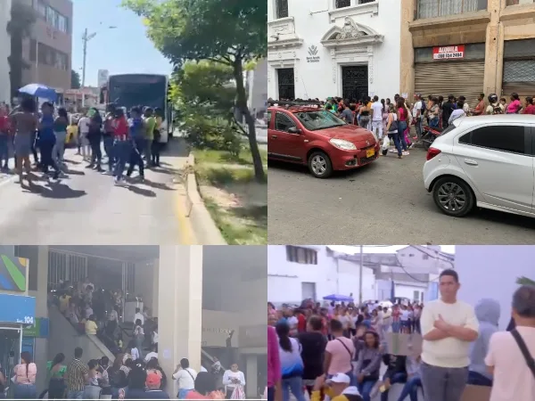Por un cambio en el modelo de pagos, hay aglomeración en varias ciudades para el cobro de la Renta Ciudadana