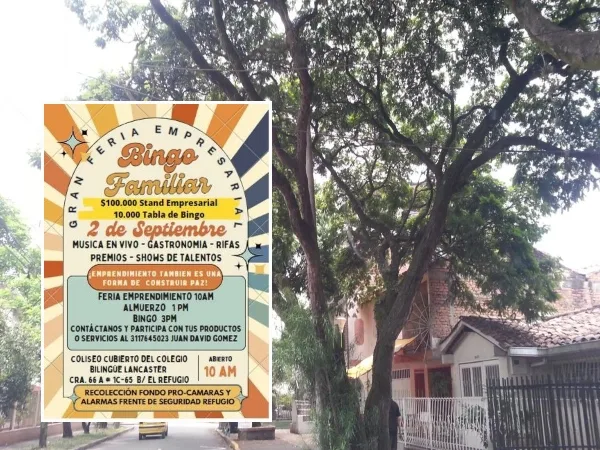 Con "feria empresarial" un barrio en Cali busca recursos para cámaras y reforzar la seguridad