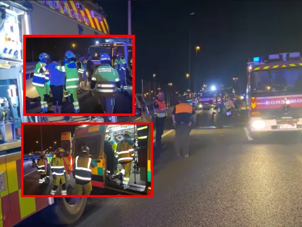 Colombiano causó trágico accidente en la autovía M-50 de Madrid, al transitar en sentido contrario